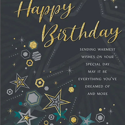 Stars Birthday Card Daisy Devotion