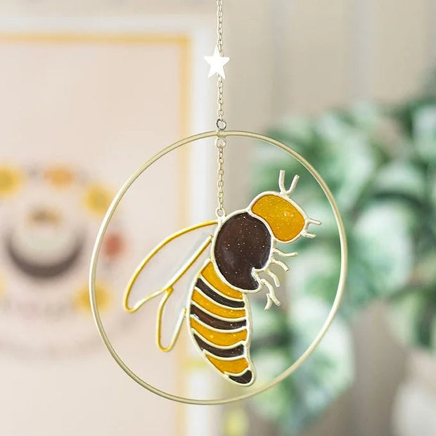 Summer Bee Suncatcher Daisy Devotion