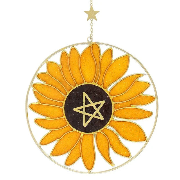 Summer Solstice Sunflower Suncatcher Daisy Devotion