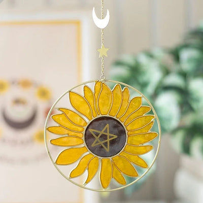 Summer Solstice Sunflower Suncatcher Daisy Devotion