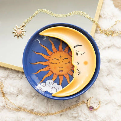 Sun and Moon Stacking Trinket Dish Daisy Devotion