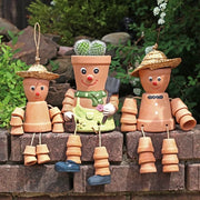 Terracotta Pot Man Planter Daisy Devotion
