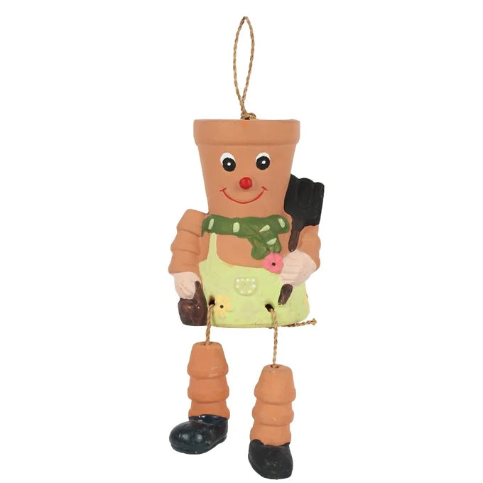 Terracotta Pot Man Planter Daisy Devotion