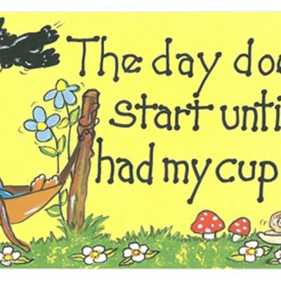 The Day Doesn’t Start.... Daisy Devotion