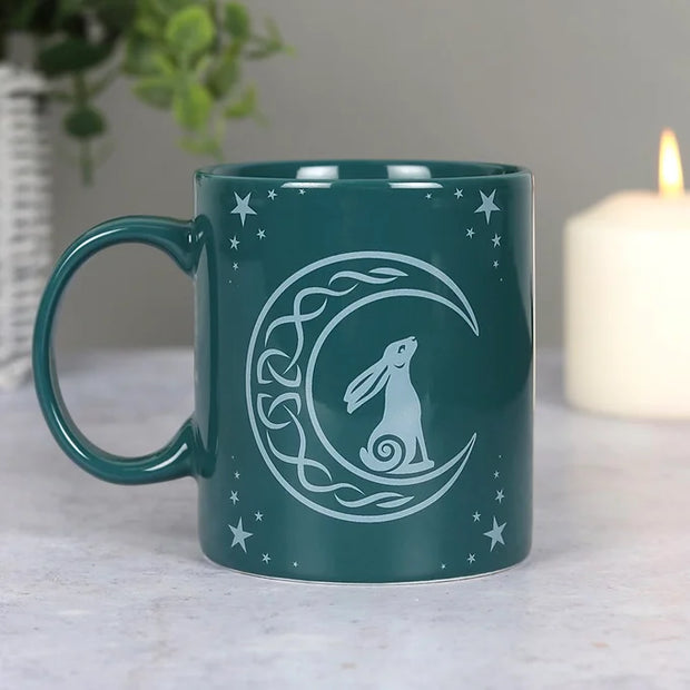 The Moon Gazing Hare Mug Daisy Devotion