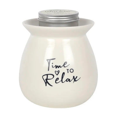 Time To Relax Wax Melt Burner Gift Set Daisy Devotion
