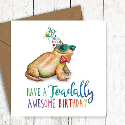 Toadally Birthday Card Daisy Devotion