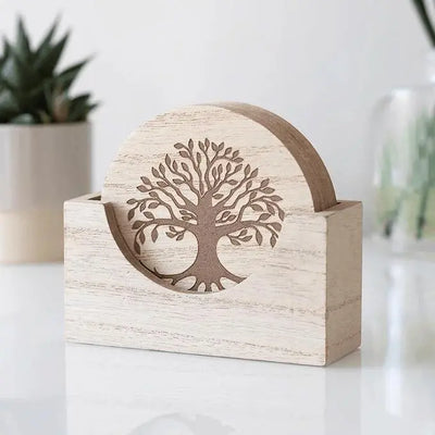 Tree Of Life Engraved Coasters Daisy Devotion