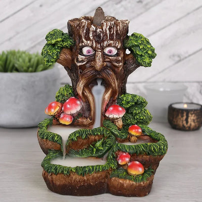 Tree Man Backflow Incense Burner Daisy Devotion