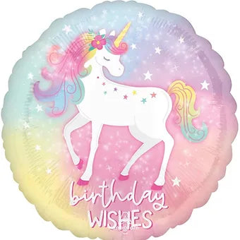 18IN UNICORN PASTEL COLOURS BIRTHDAY FOIL BALLOON Daisy Devotion