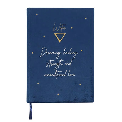 Water Element Velvet A5 Notebook Daisy Devotion