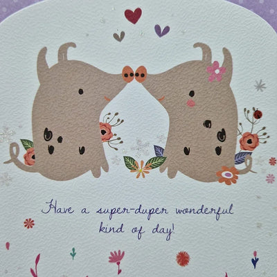 Wedding Anniversary Card 2 Daisy Devotion