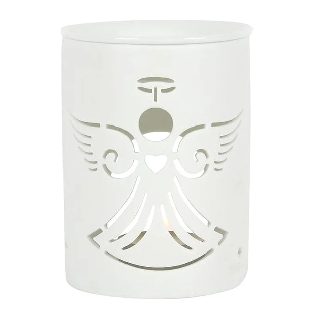 White Angel Cut Out Oil Burner Daisy Devotion