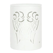 White Angel Wings Cut Out Oil Burner Daisy Devotion