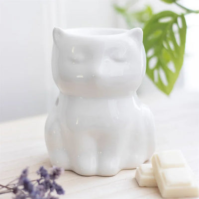 White Cat Oil Burner Daisy Devotion