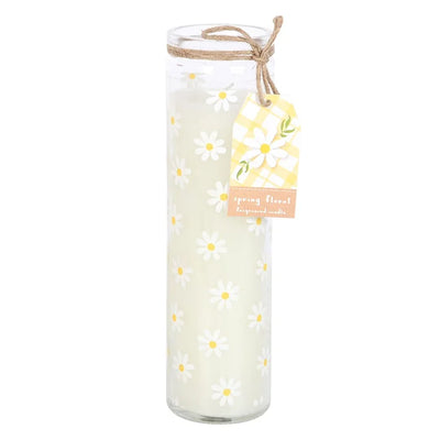 White Daisy Tube Candle Daisy Devotion