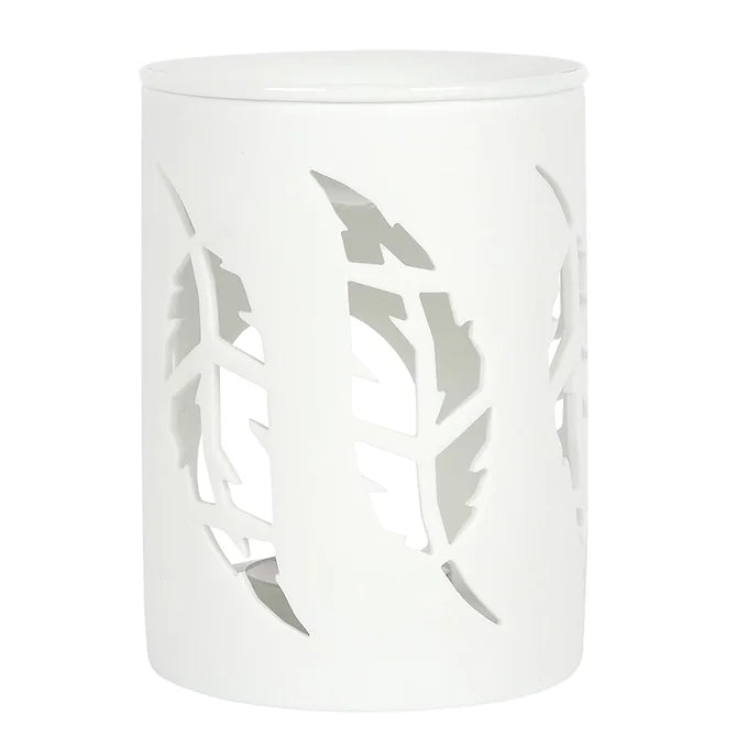 White Feathers Cut Out Oil Burner Daisy Devotion