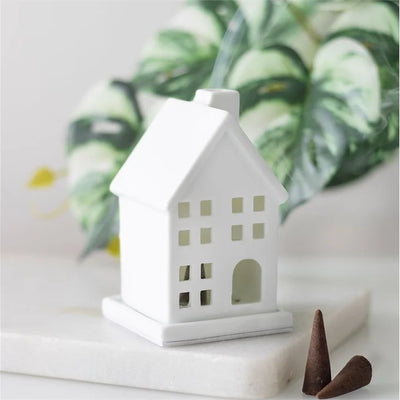 White House Incense Cone Holder Daisy Devotion