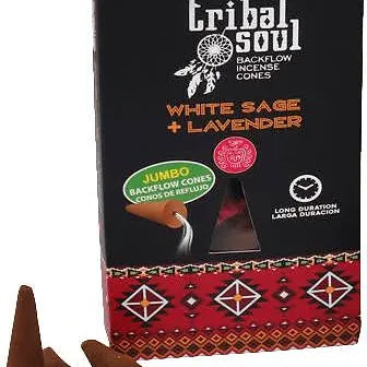 White Sage & Lavender Backflow Cones Daisy Devotion