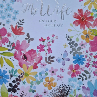 Wife Birthday Card Daisy Devotion