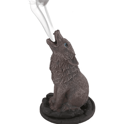 Wolf Incense Cone Holder Daisy Devotion
