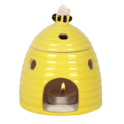 Yellow Beehive Oil Burner Daisy Devotion