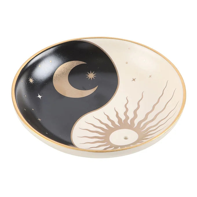 Yin Yang Incense Holder Daisy Devotion