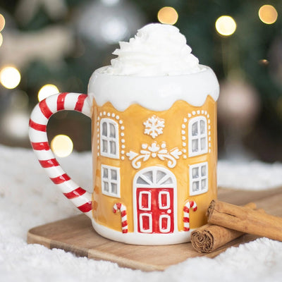 Candy Cane Gingerbread House Mug image 0
