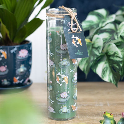 Pond Print Oriental Jasmine Tube Candle image 0