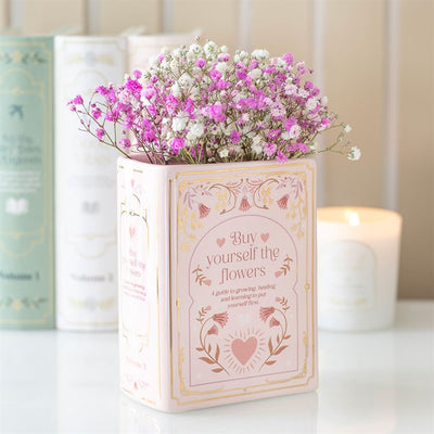 Pink Book Shaped Vase image 0