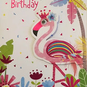 Flamingo Birthday Card Daisy Devotion